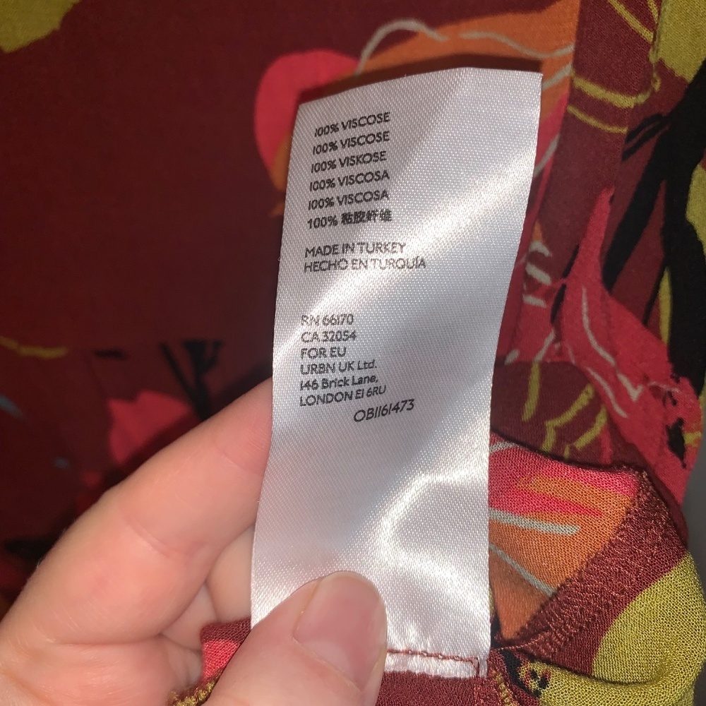 Maeve Anthropologie Beth Dolman Multi Floral Tunic Blouse Bloomcore - Picture 5 of 8